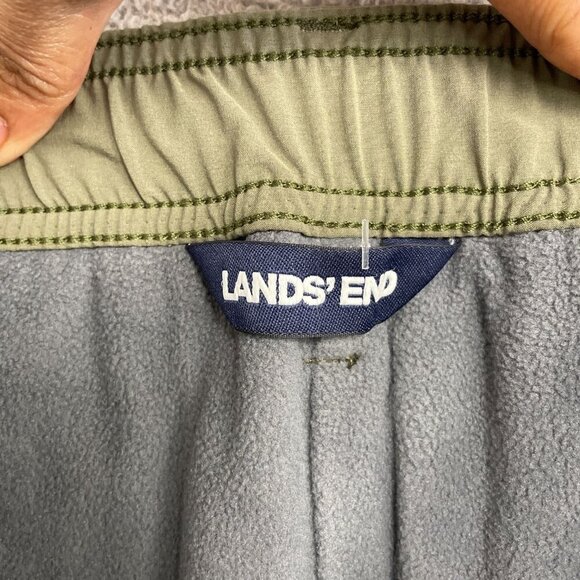 NEW Lands' End Men's Size 34 Moss Active Lined Outdoor Cargo Pants * Raw hem* - Picture 5 of 12